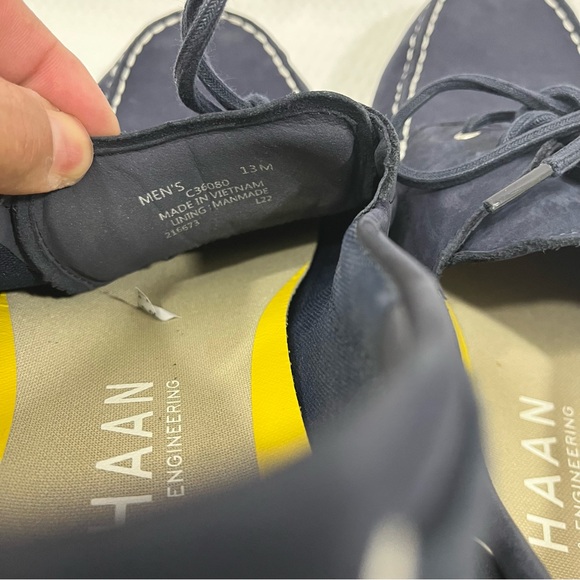 Cole Haan Grand Atlantic Boat 360 Men’s Marine Blue Athletic Shoes Size 13 - Picture 6 of 10